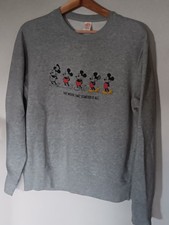 Uniqlo X Disney Mickey Mouse Sweatshirt Medium Gray