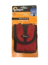 Lowepro Small Red Digital Camera Bag Case NWT Strap Compact Travel Hiking