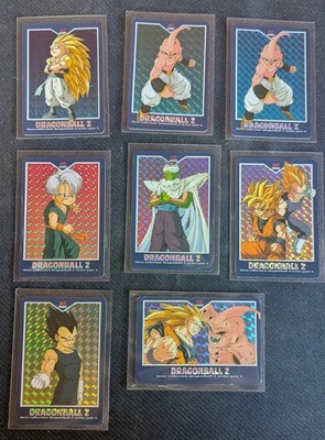 Lot of 8 Dragon Ball Z DBZ CCG Hero Collection Prism foil