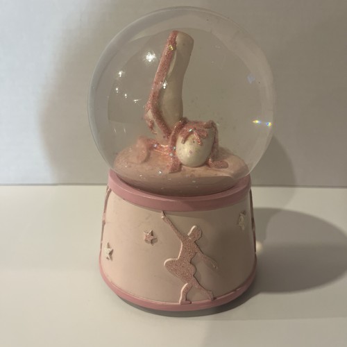 Pink Ballerina  Ballet Shoe Snow Globe Girls Gift