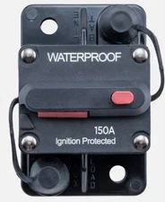 INSTALL BAY 150A Waterproof Circuit Breaker E-CB150MR Universal Powersports