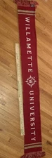 Willamette University Scarf Red, beige & White  Ruffneck Scarves