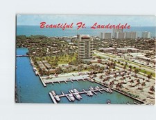 Postcard Aerial View Fort Lauderdale Florida USA