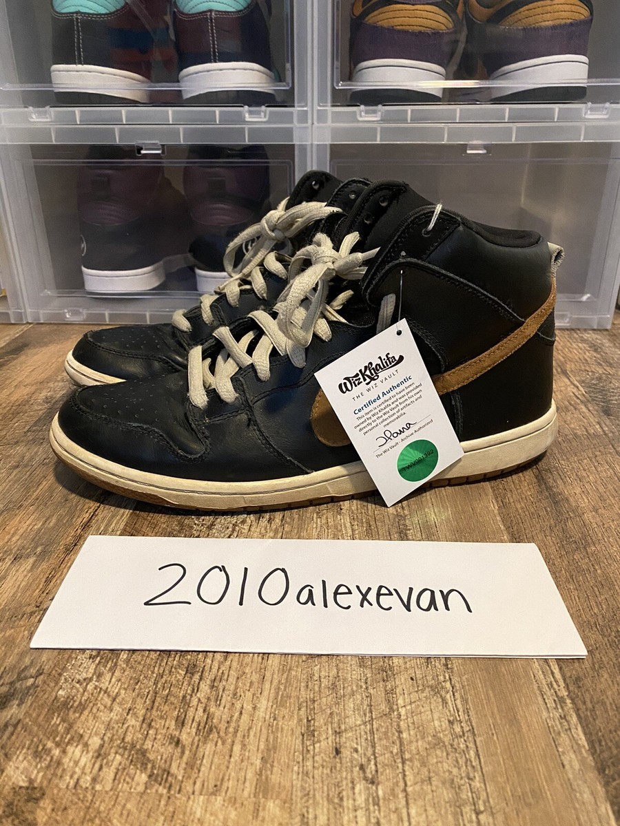 Wiz Khalifa Personal Nike SB Dunk High Guinness Size 10