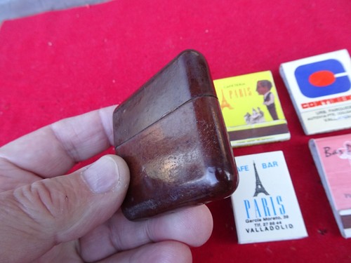 VINTAGE MATCH BOX PLASTIC AND CARTOON CAJAS DE CERILLAS - Imagen 5 de 8