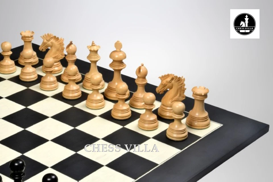 The Premium Collection- 4.4" Wellington Series Staunton Chess Pieces Only Set - Image 4 of 4