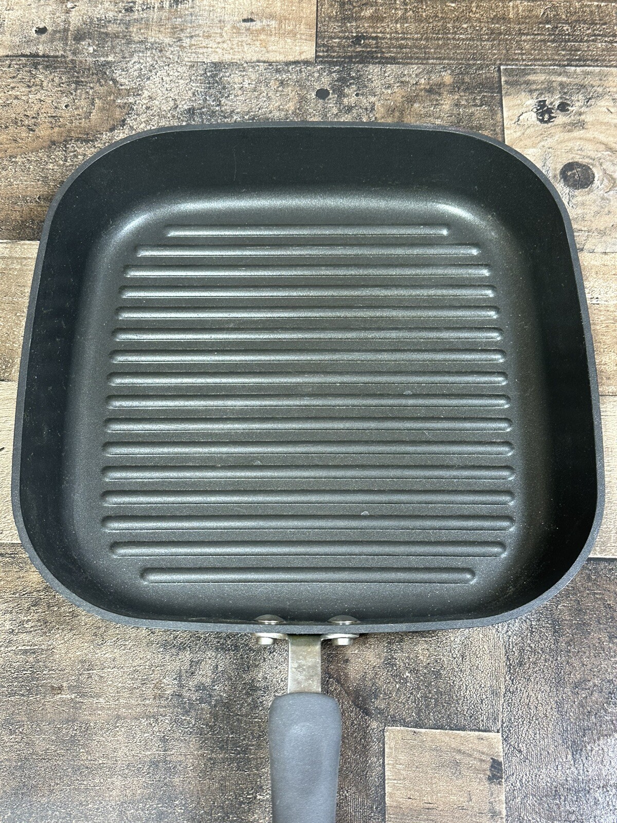 Pampered Chef 11” Square Grill Pan NonStick Skillet eBay