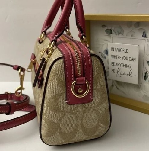 ๐ผ๐ฆ Coach C9947 ๐ผ๐ฆ Mini Rowan Signature Canvas Crossbody Bag Handbag ๐ผ W8o3 - Picture 4 of 10