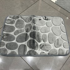 Bath/bathroom Mat Grey 40 X 60 cm