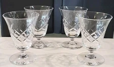 4 Webb Corbett Oyster / Fruit Cocktail Glass Made In England WEC2