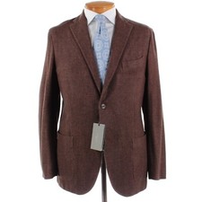 Boglioli NWT Sport Coat / K Jacket Size 54R 44R US In Brownish Orange Melange