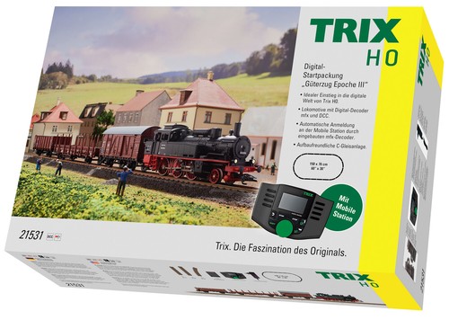 Trix 22531 Digital Start-Set mit Damflok und Güterzug  DCC/MFX NEU | Zustand: Neu