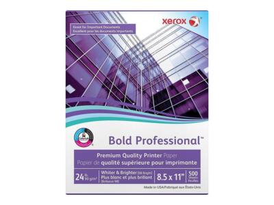 Xerox 3R13038 Bold Professional Quality Paper, 8.5'' x 11'', 90 GSM, 98 Brightness