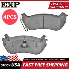 4PCS Rear Ceramic Brake Pads w/Hardware for 2006 -2010 Ford Explorer Mountaineer