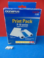 Olympus Camedia P-P100 P-10 Print Pack 4 x 6" 100 Prints New Sealed