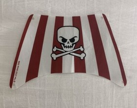 Lego 1 Cloth Sail 28x18 (sailbb42) Skull and Crossbones 6243 Brickbeard's Bounty