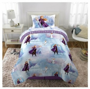 Details About Disney Frozen Ii 2 Twin 4pc Bed Set With Theme Bonus Bag Christmas Gift