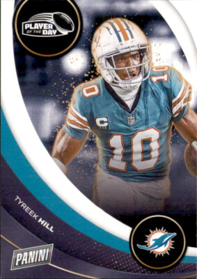 Tyreek Hill - Miami Dolphins 2024 Panini Player of the Day Football #10