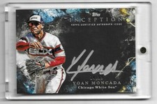 2018 Topps Inception YOAN MONCADA Silver Signings Auto /99