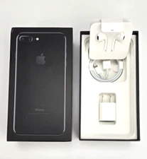 Apple iPhone 7 Plus  JET BLACK - Empty Original Retail BOX ONLY with Accessories