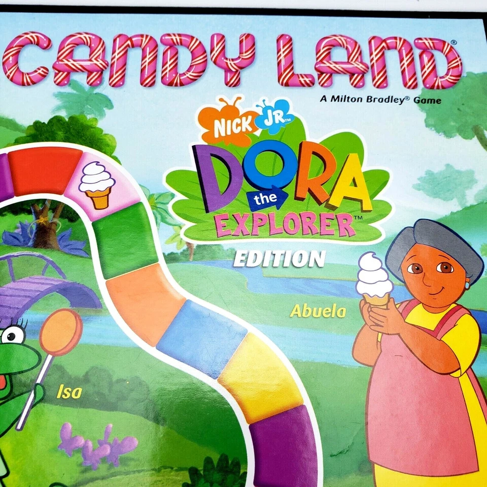 Candyland Dora The Explorer Edition Juego de Mesa Repuestos Solo Tablero Niños Foto 3 de 4