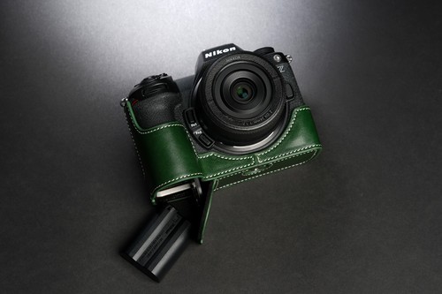 Funda de cuero genuino para media cámara para cámara Nikon Z6III Z6 III - Imagen 3 de 37