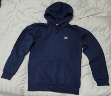 Adidas Originals Hoodie Sweater Navy Blue Men Small Pullover Warm-ups Adicolor