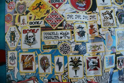 POWELL PERALTA ヴィンテージ　紙モノ POWELL PERALTA Skateboards Bones 80's (Folded 2-Sided) Vintage