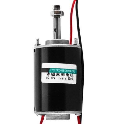 DC 12V 30W 3000RPM High Speed Electric Permanent Magnet Motor for DIY Generator