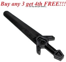    NEW Lego Weapon Black GREAT SWORD Kingdoms Castle Knight Minifigure Minifig