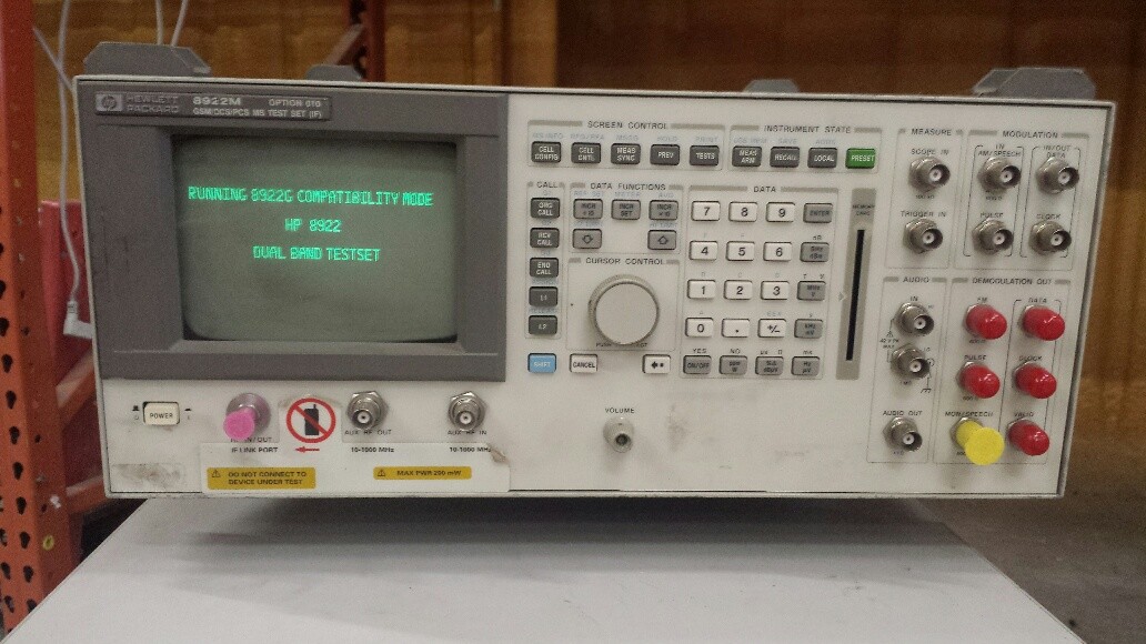 HP 8922M (Opt 10) GSM/DCS/PCS MS Test Set (IF)