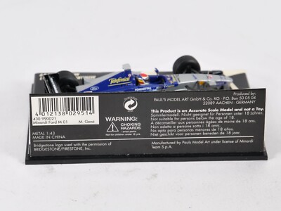 Minichamps 1/43 Minardi 1999 Showcar M Gene Limited edition 1111 pcs 430990070
