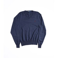 Polo by Ralph Lauren V Neck Classic Jumper Size L