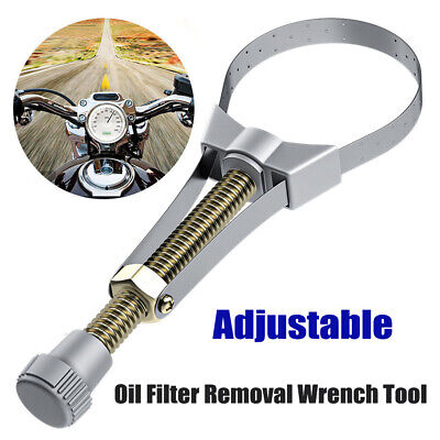 Oil Filter Removal Tool Strap Wrench Diameter Adjustable 60mm To 120mm Car Auto 