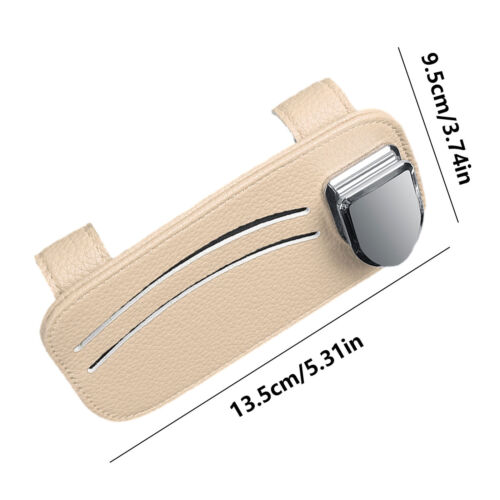 Car Sun Visor Storage Glasses Ticket Credit Card Organizer Holder Interior - Picture 6 of 15