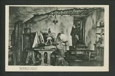 California CA real photo postcard RPPC Los Angeles, The Garden Meditation