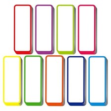 54 Pcs Magnetic Dry Erase Labels Name Plate Tags for Classroom Office Whiteboard