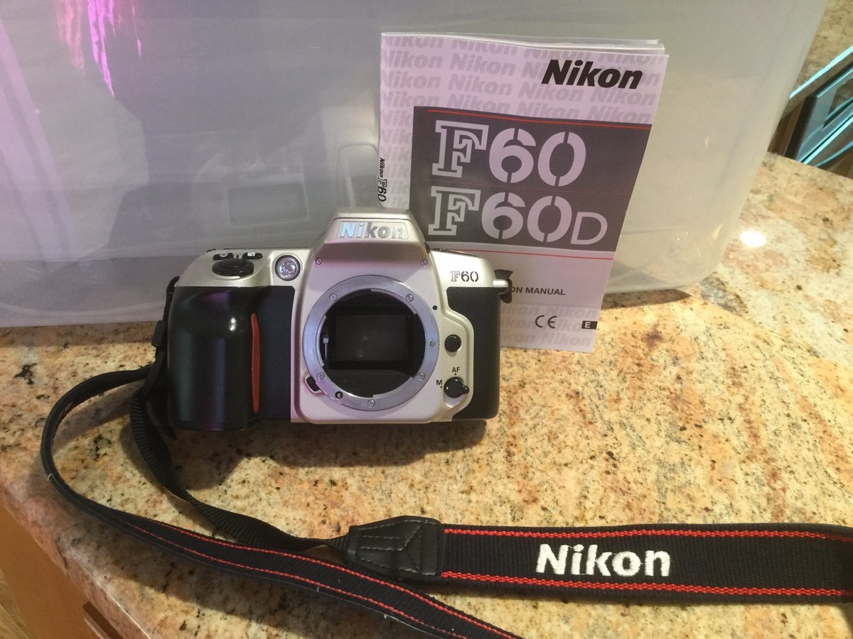 Nikon F60 - Appareil Photo Argentique 35mm SLR Avec Boîte - Occasion