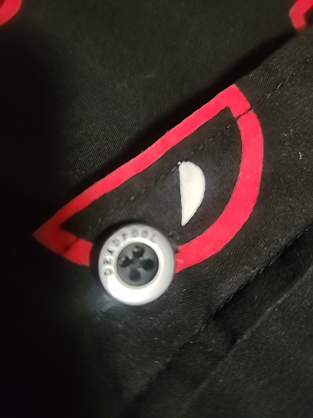 Deadpool Marvel 0101531 All Over Pattern Collared… - image 7