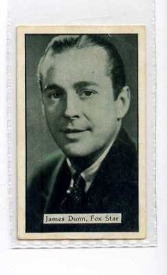 (Jy315-100)Carreras,Personality Series Film Stars,James Dunn,1933 #2
