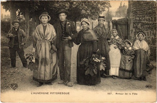 CPA Auvergne - Retour de la Fete (72917)