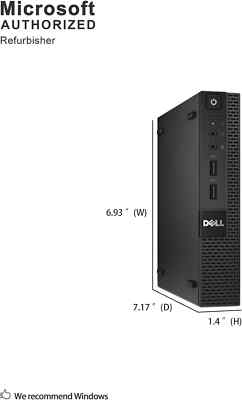 Dell Optiplex 3020M 3020 Micro Mini Tiny PC i7-4785T 16GB 512GB
