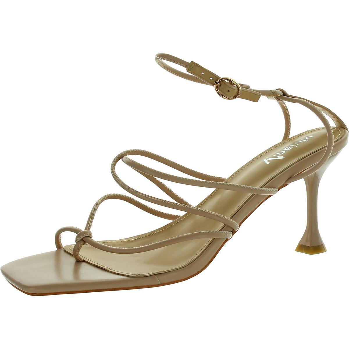 Женские бежевые туфли из искусственной кожи Vivianly на каблуке 11 см BM BHFO 7415 4490₽