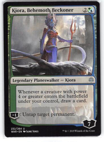 Kiora, Behemoth Beckoner *Uncommon* Magic MtG x1 War of the Spark