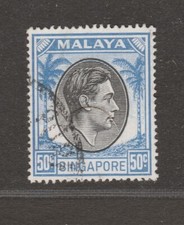 SINGAPORE 1950 50c SG 27