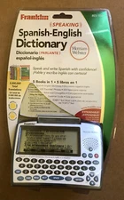 Franklin Spanish - English Dictionary Electronic Speaking BES-1845 NEW