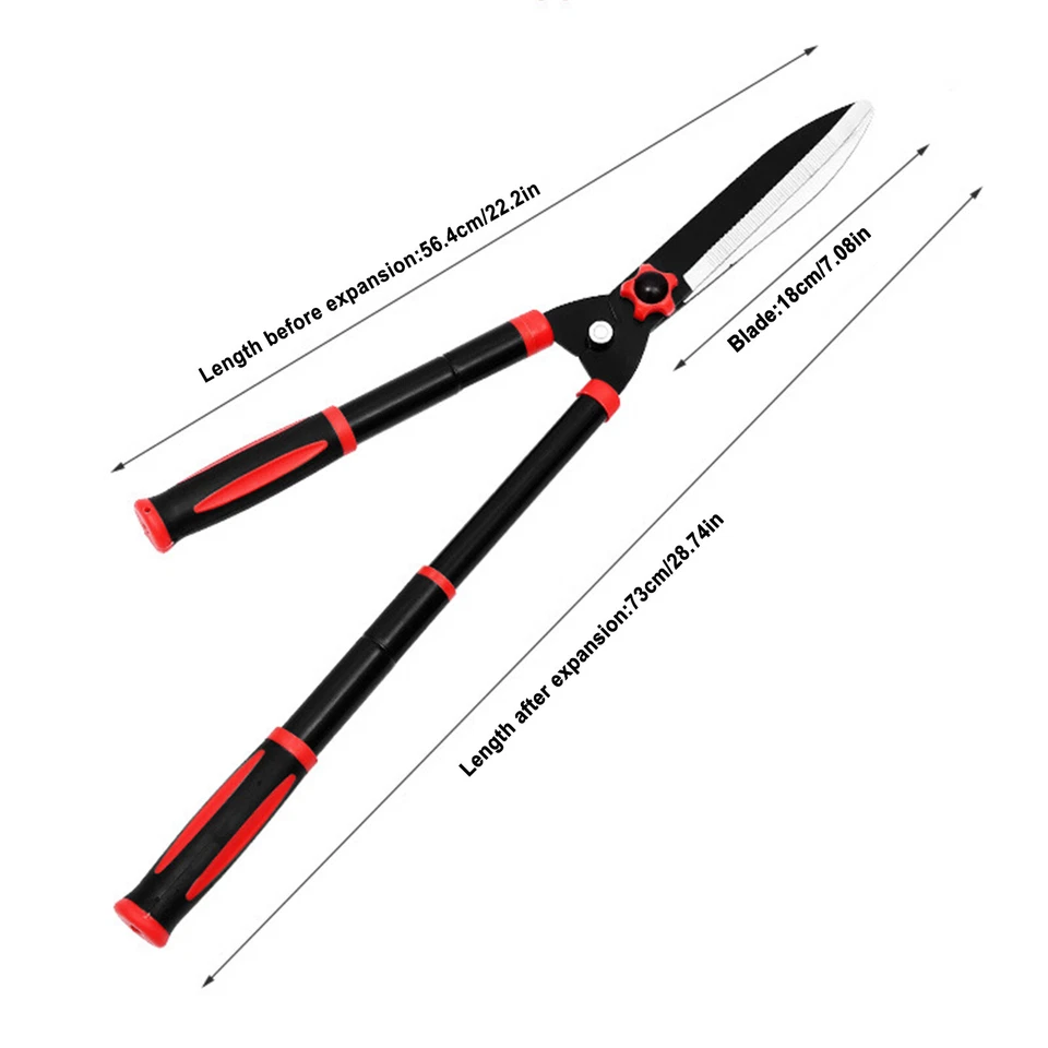 Garden Tree Branch Loppers Shears Telescopic Pruner Trimmers Pruning Cutter Tool - Image 3 of 4