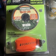 FORESTER Arborist Throw Line Kit - Ultra Slick 100 Polyester Rope Orange