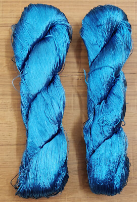 Reel Silk Fabric 230gm Woven Sari 2 Thread Yarn Lace Skeins Knitting Work