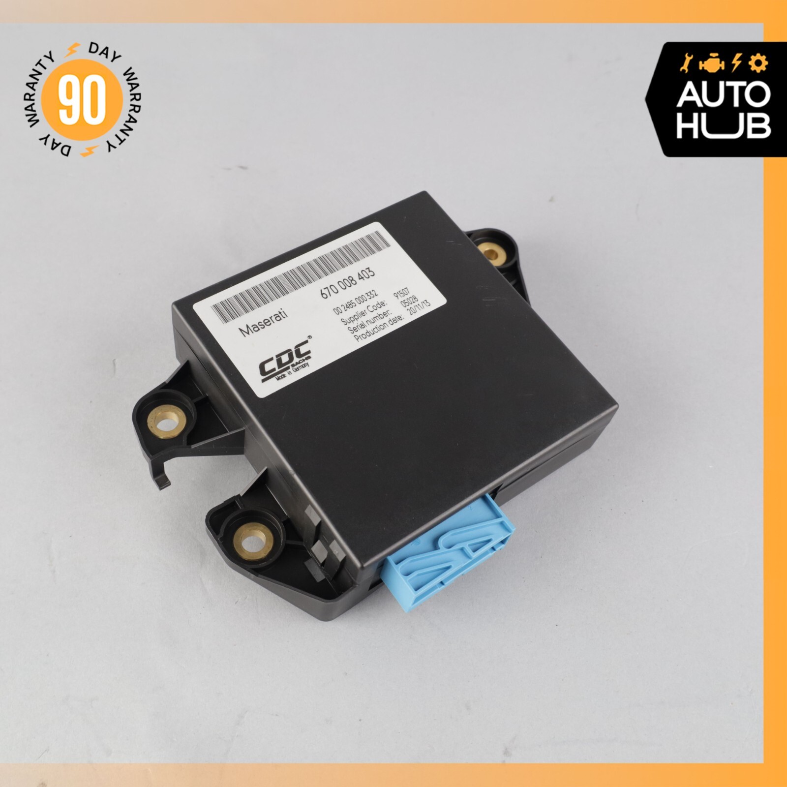 14-15 Maserati Quattroporte SQ4 M156 Suspension Control Module 670008403 OEM